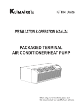 Klimaire KTHN015E5H210 User manual