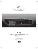 ELECTROCOMPANIET ECD 2 Owner's manual