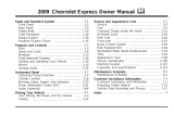 Chevrolet 2009 Express Commercial Cutaway Owner's manual