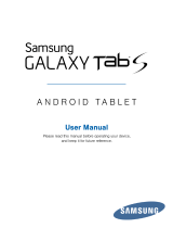 Samsung Galaxy Tab S 10.5 Wi-Fi Operating instructions