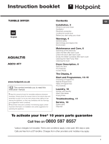Hotpoint AQC9 4F7 E1M (UK) User guide