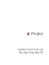 Pro-Ject Audio Systems Amp Box SE User manual