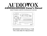 Audiovox AWM930 User manual