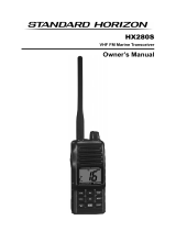 Standard Horizon HX280S Owner's manual