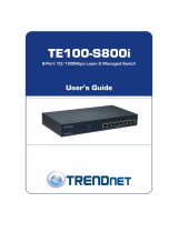 Trendnet TE100-S800I User guide