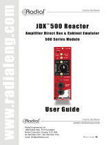 Radial Engineering JDX 500 Reactor User manual