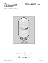 Pro-source PSP-FW Series Pressurize Water Tanks Owner's manual