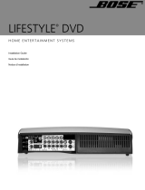 Bose Lifestyle® 48 Series III DVD home entertainment system Installation guide