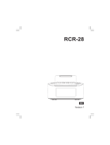 Sangean RCR-28 User manual