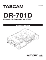 Tascam DR-701D User manual