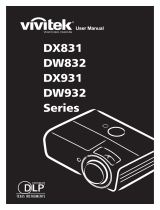Vivitek DW832 User manual