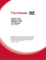 ViewSonic VA2451M-LED-S Owner's manual