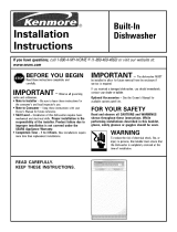 Kenmore 58714403400 Installation guide