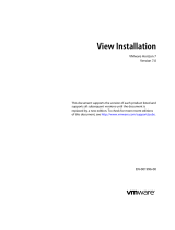 VMware Horizon Horizon View 7.0 Installation guide