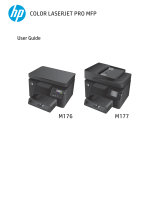 HP Color LaserJet Pro MFP M176 series User manual