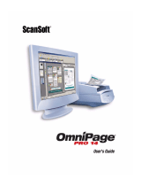ScanSoft Scan to PC Desktop Owner's manual