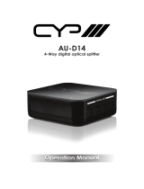 CYP AU-D14 User manual