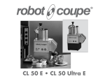 Robot Coupe CL 50 (J491) Owner's manual