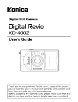 KONICA KD-400Z User manual