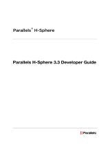 Parallels H-Sphere H-Sphere 3.3 User guide