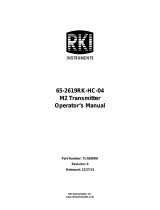 RKI Instruments M2 65-2619RK-HC-04 Owner's manual