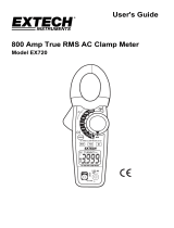 Extech Instruments EX720 User manual