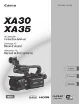 Canon XA-30 Operating instructions