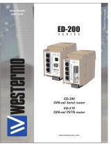 Westermo ED-210 User guide