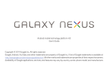 Samsung Galaxy Nexus Android mobile technology platform 4.0 Operating instructions