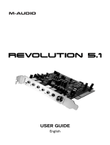 M-Audio REVOLUTION 5.1 User manual