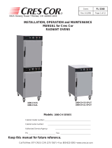 Cres Cor 1000-CH-SS Operating instructions