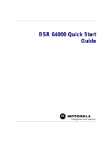 Motorola BSR 64000 Quick start guide