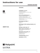 Hotpoint WMXTF 842K UK User guide