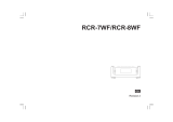 Sangean RCR-8WF User manual