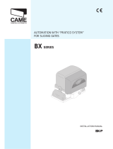 CAME BX-P Owner's manual