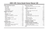 GMC Sierra 2008 Owner's manual