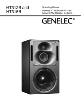 Genelec HT315B Home Theater Speaker Operating instructions