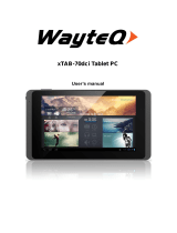 WayteQ xTAB-70dci User manual