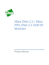 Digi XBee / XBee-PRO ZNet 2.5 Module User manual