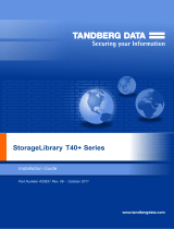 TANDBERG StorageLibrary T120+ Installation guide