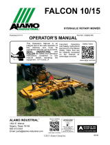 Alamo Industrial Falcon 10/15 Hydraulic Flex-wing User manual