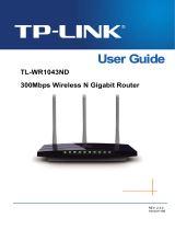 TP-LINK TL-WR1043ND - Ultimate Wireless N Gigabit Router User manual