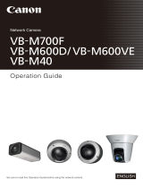 Canon VB-M40B User manual