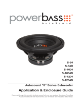 Power bass Autosound S-1004 Owner's manual