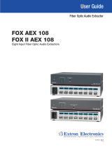 Extron FOX AEX 108 User manual