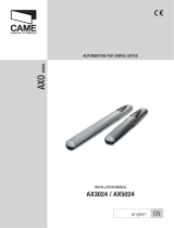 CAME AX3024 Owner's manual