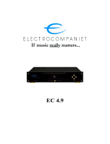 ELECTROCOMPANIET EC4.9 (6 channel) Owner's manual