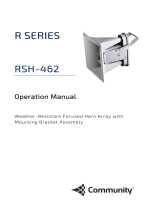 Biamp Community RSH-462 Owner's manual