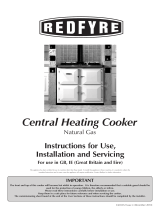 Redfyre central heating cooker gas Owner's manual