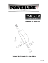 Body-Solid powerline ab-bench User manual